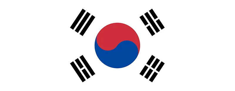 South Korea logo background